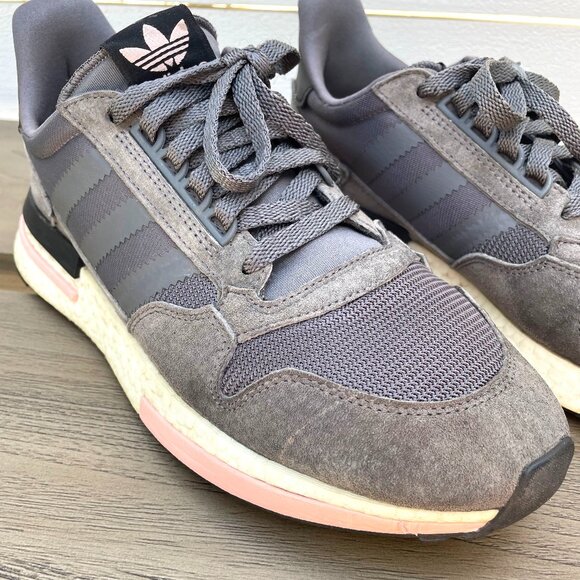 Men's ADIDAS ZX 500 RM  Grey Pink size 11 - Picture 8 of 9